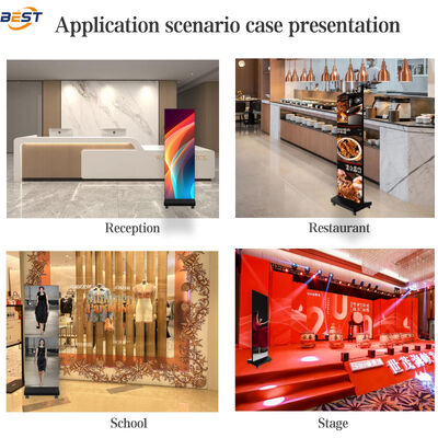 Foldable Indoor LED Poster Screen P2.5 3840x2160 1300cd/m2