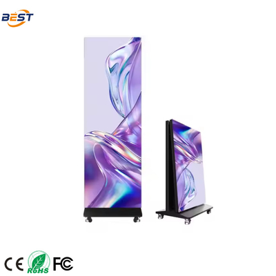 Tragbarer Indoor LED-Posterbildschirm P1.25-P2.5 4K UHD 3840x2160