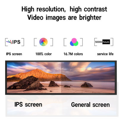 Indoor Advertising LCD Display 16.2 Inch animated Digital Signage