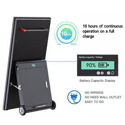 IP65 Waterproof Grade Portable Digital Signboard for Multi Languange Markets and Advertising