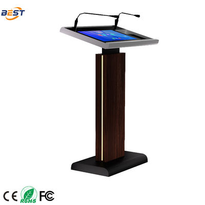 Digitales Podium mit Multipoints Foil Touch 560*1920 Auflösung und 256GB Solid-State Drive Smart Lectern