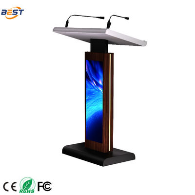 21.5-Zoll-Display Digital Podium mit Multi-Punkte-Folien-Touch und 256GB Solid-State-Drive Smart Lectern