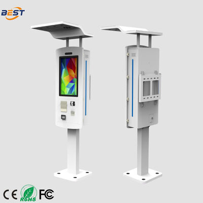 Außenbestellkiosk mit IP65-Wasserdichte, 10-Punkte-Kapazität-Touch und Intel Core i3/i5/i7-Prozessoren