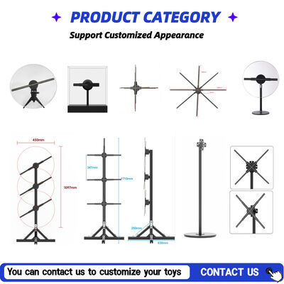3D-Hologramm-Lüfter mit Android-App-Kompatibilität für den Innenbereich und Unterstützung für Mehrfachverbindungen