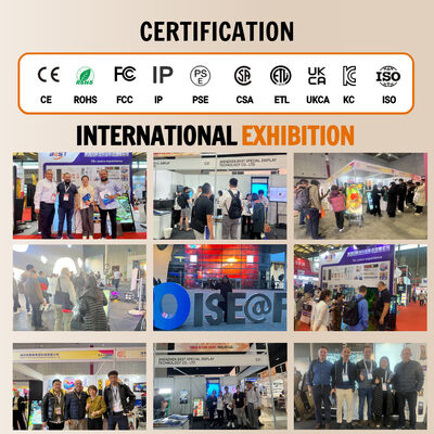 P2.5 GOB kommerzieller Empfangs-LED-Bildschirm SMD1515 IP43 3840 Hz hohe Bildwiederholfrequenz