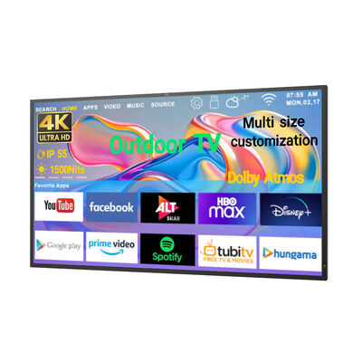 Outdoor-TV IP55/IP66 Wasserdichtes, wetterfestes kommerzielles Digital Signage-Display