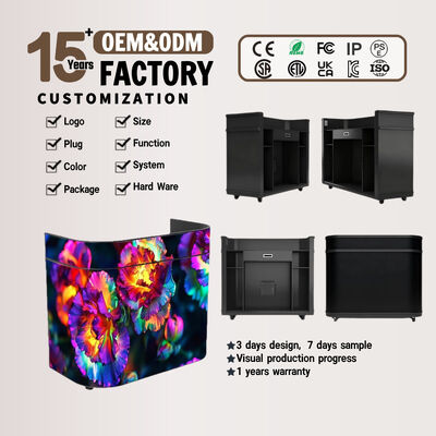 P1.8 GOB LED-Anzeige für den Innenbereich, SMD1212, mobile Plug-and-Play-Räder