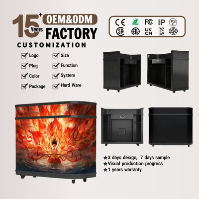 P2.5 GOB kommerzieller Empfangs-LED-Bildschirm SMD1515 IP43 3840 Hz hohe Bildwiederholfrequenz