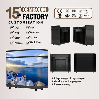 Bar DJ Pult LED Display Einkaufszentrum Bühne Ausstellung Büro Kasse Luxus Einzelhandel Club