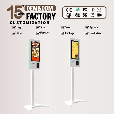 Kapazitiver Touchscreen-Selbstbestellkiosk mit Ethernet-Netzwerkverbindung Innenraum 11