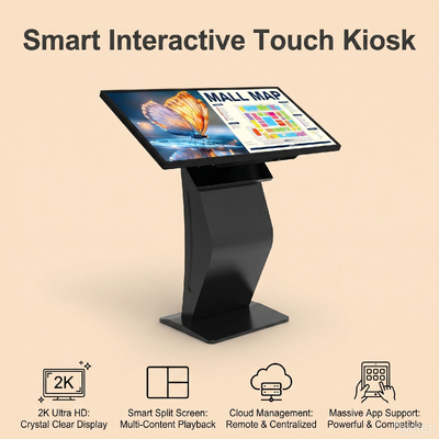 32-Zoll-Self-Service-Kiosk mit Android-Touchscreen und kapazitiver 10-Punkt-Berührung für interaktive digitale Beschilderung
