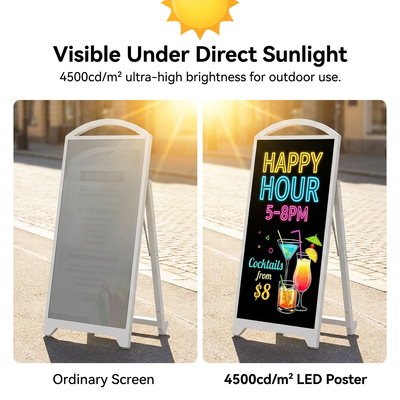 P2.5 Outdoor-LED-Mobildisplay | Batteriebetriebenes Schild mit hoher Helligkeit und 4500 Nits