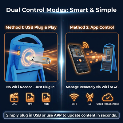 P2.5 Outdoor-LED-Mobildisplay | Batteriebetriebenes Schild mit hoher Helligkeit und 4500 Nits