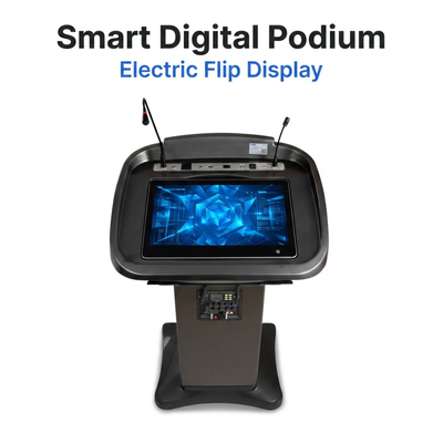 Lehrpodium 21,5 Zoll Interaktiver Touchscreen Split-Screen-Software Integriertes Multimedia-Klassenzimmer