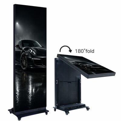 P2.5 Portable Foldable LED Poster Display hohe Helligkeit 640x1920mm Aluminiumlegierung