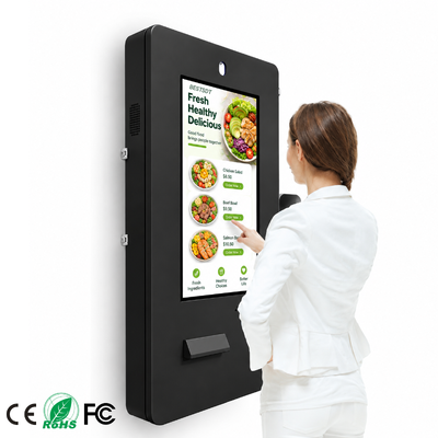 Android Windows Outdoor Bestellkiosk Wandmontiertes Terminal für Großhandelsrestaurantprojekte