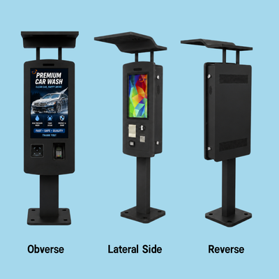 Outdoor Restaurant Self Ordering Kiosk 32 Zoll IP65 2500nits Standalone für Terrassendining