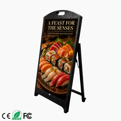 Smart Control LED Poster Display App U Disk Cloud WiFi Lautsprecher Outdoor IP65 Digital Signage