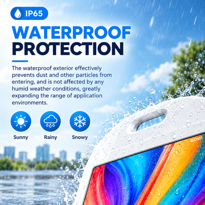 Smart Control LED Poster Display App U Disk Cloud WiFi Lautsprecher Outdoor IP65 Digital Signage