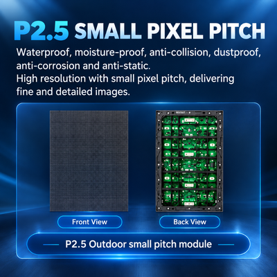 LED-Posterdisplay für den Außenbereich, 3 x 3 P2,5, 4500 Nits, IP65, batteriebetriebenes digitales A-Board-Schild