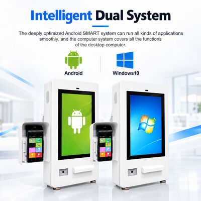 Outdoor LCD Self-Service Ordering Kiosk Automatic Brightness 178 Degree IPS Touch Screen